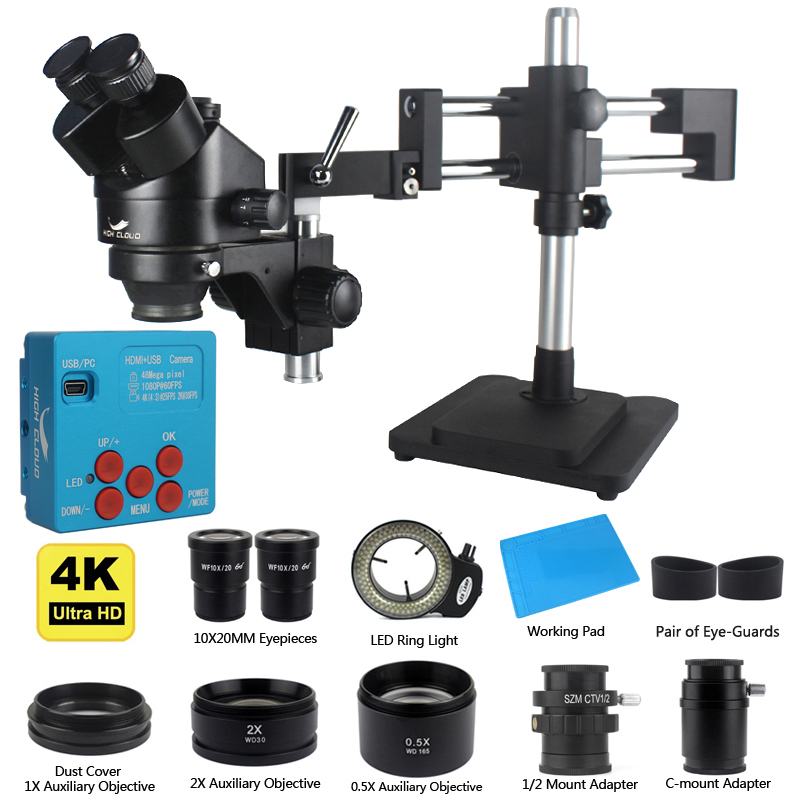 4K 48MP HDMI USB Industrie Kam – Simul-Focal Industrial Microscope 4K Hdmi Bewertung und Preis
