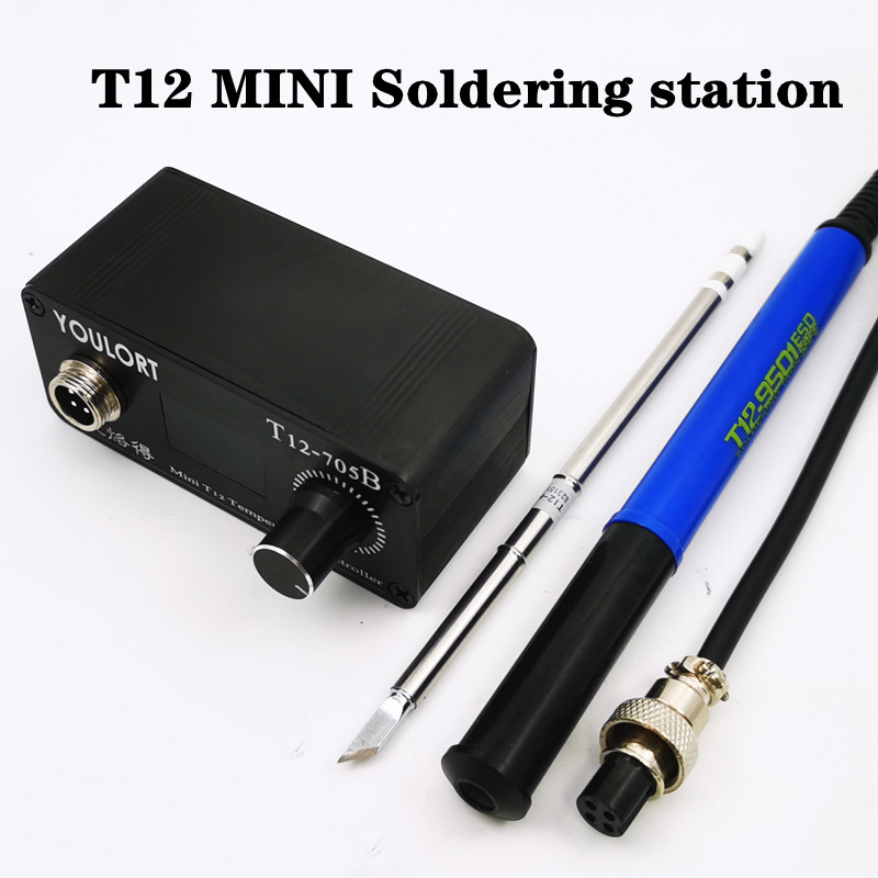 Mini-T12-705B-Lötkolbens tatio – T12 Soldering Station Oled Bewertung und Preis