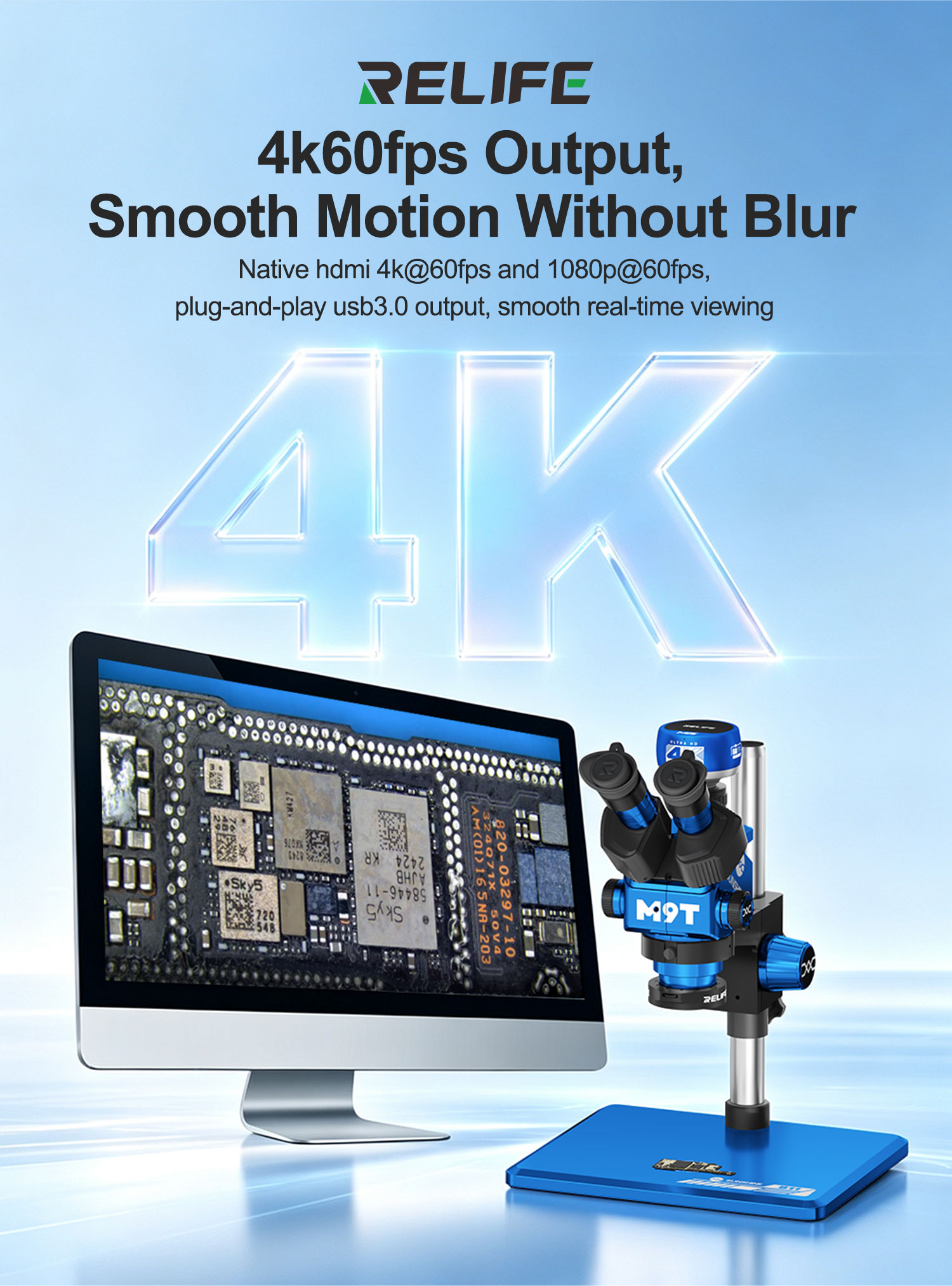 RELIFE MC5 4K 60FPS Mikroskopk – 4K Microscope Camera Sony Sensor Bewertung und Preis
